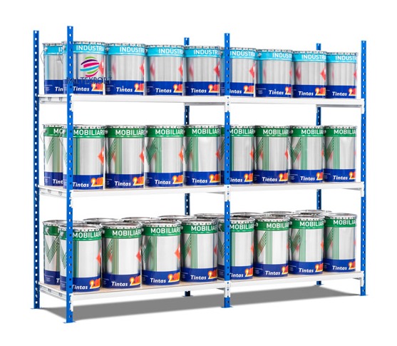 015_Estante Carga Leve Plus Reforçada