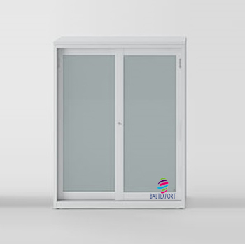 Armario Porta Correr Vidro Fosco 9845678