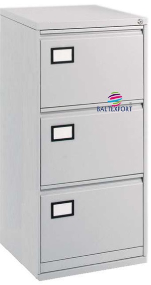 Arquivo 3 gavetas cinza Baltexport