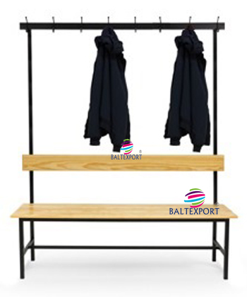 Banco vestiario corrido alto ref. 625