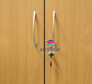 Porta bater melamina com fechadura