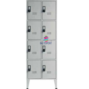 Vestiario duplo 8 cacifos 1900x600x500mm Cinza