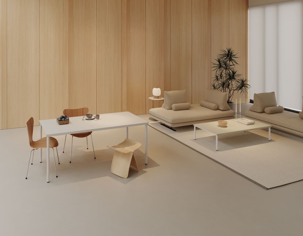 Zona de trabalho e apoio informal Linha Multy