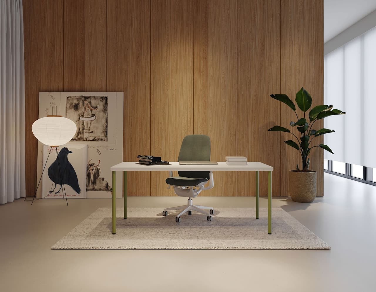 Gabinete com painel em madeira Linha Multy
